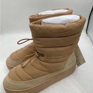 Amazon Essentials Women's Beige Winter Boots